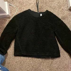 Black lululemon Sherpa pullover
